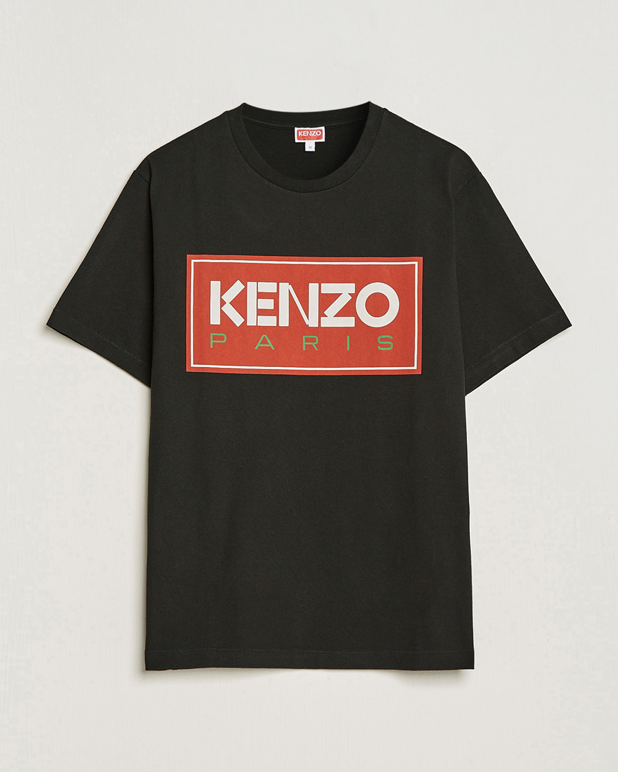 Uomini | T-shirt | KENZO | Paris Classic T-Shirt Black