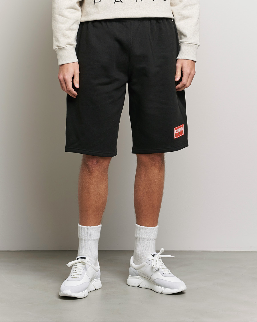 Uomini | Pantaloncini | KENZO | Paris Logo Classic Shorts Black