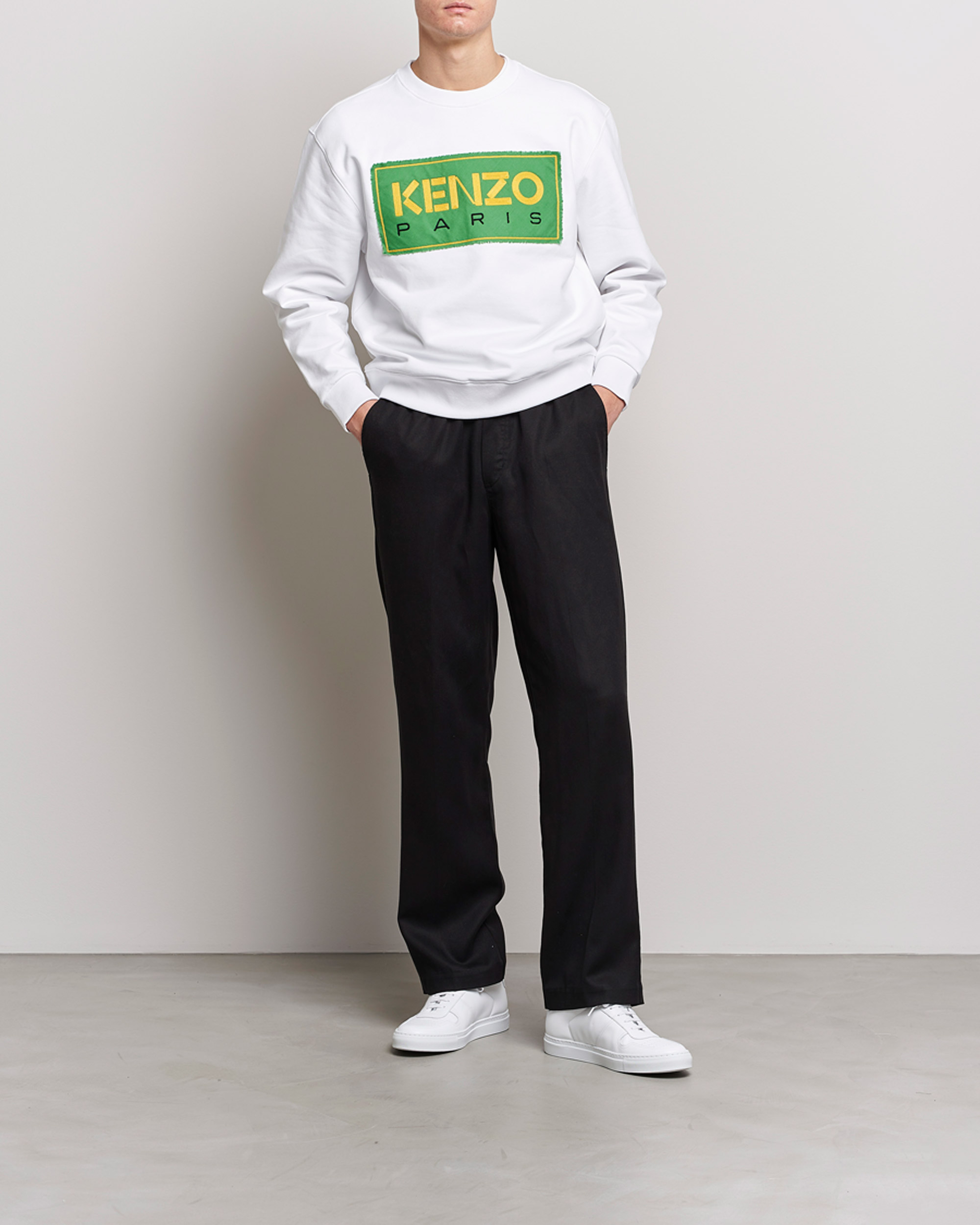 Uomini | Maglieria | KENZO | Paris Classic Sweatshirt White