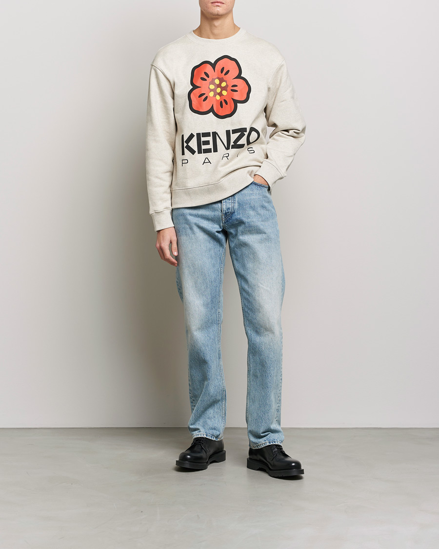 Uomini | Maglieria | KENZO | Boke Flower Sweatshirt Pale Grey