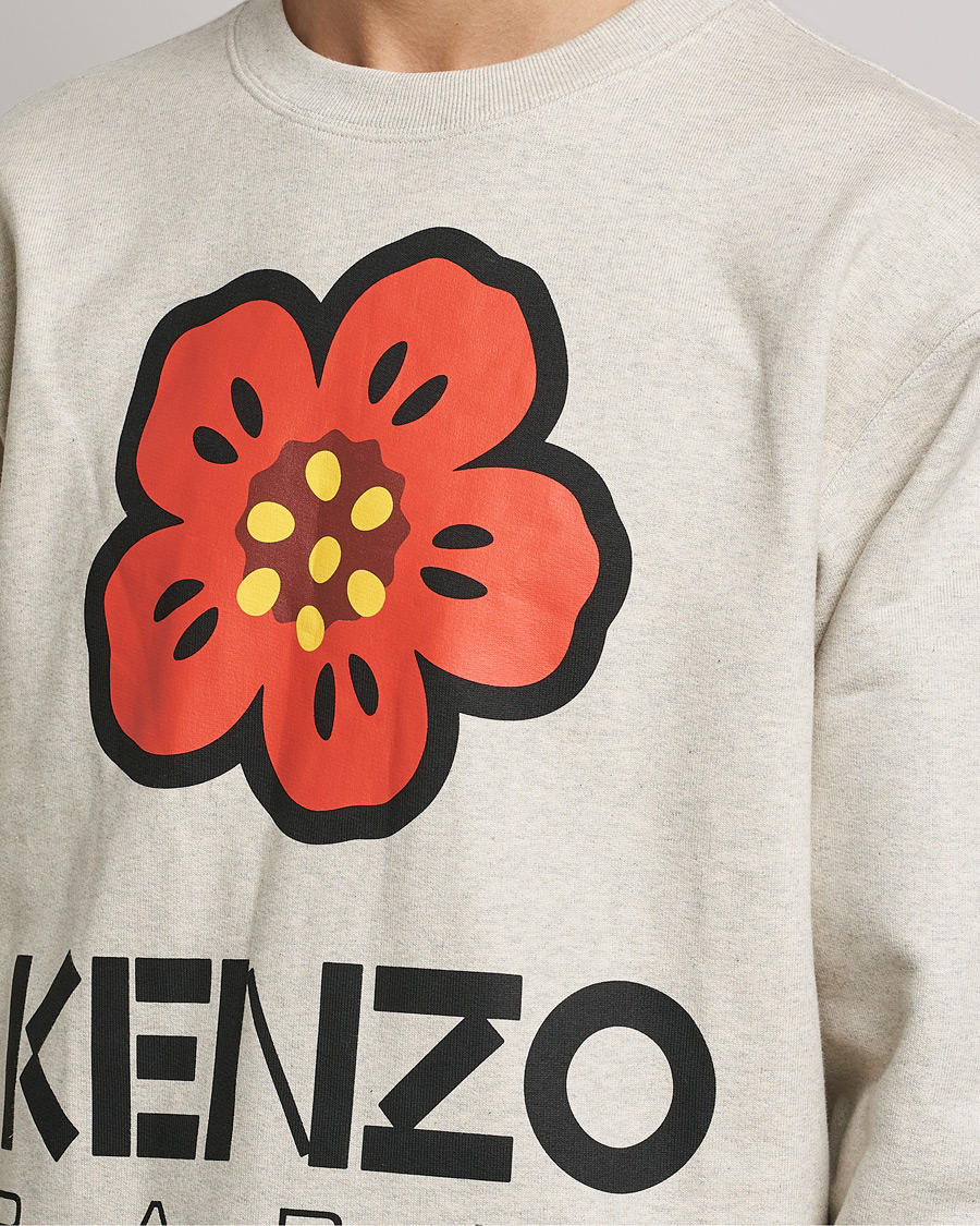 Uomini | Maglieria | KENZO | Boke Flower Sweatshirt Pale Grey