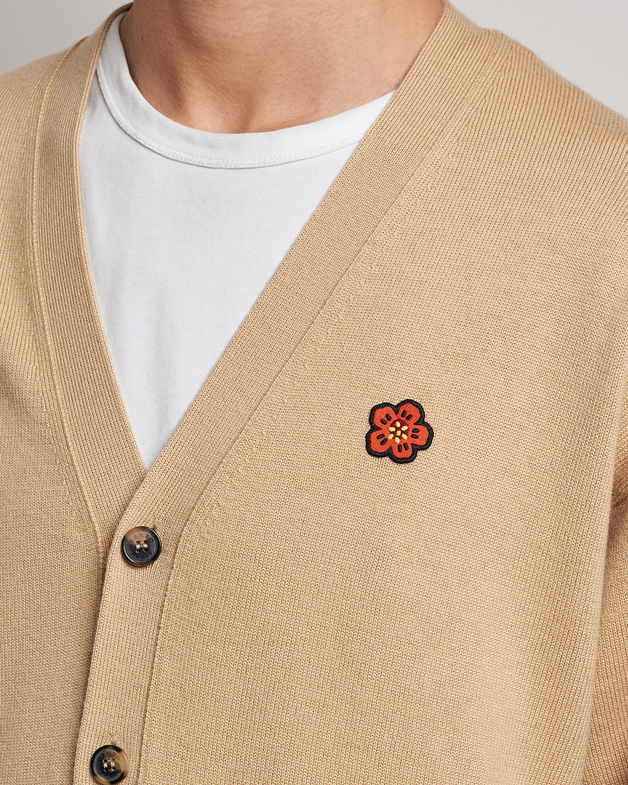 Uomini | Maglieria | KENZO | Boke Flower Crest Cardigan Beige