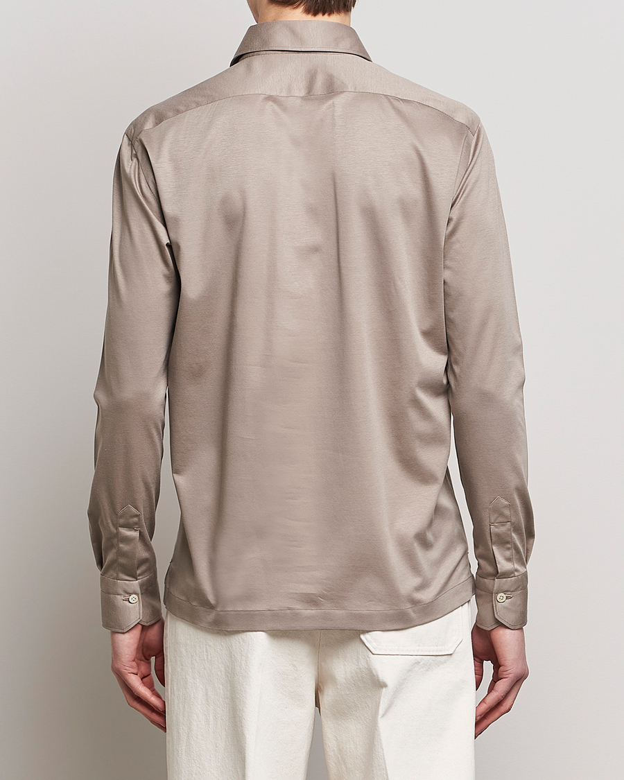 Uomini | Camicie | Kiton | Popover Shirt Beige