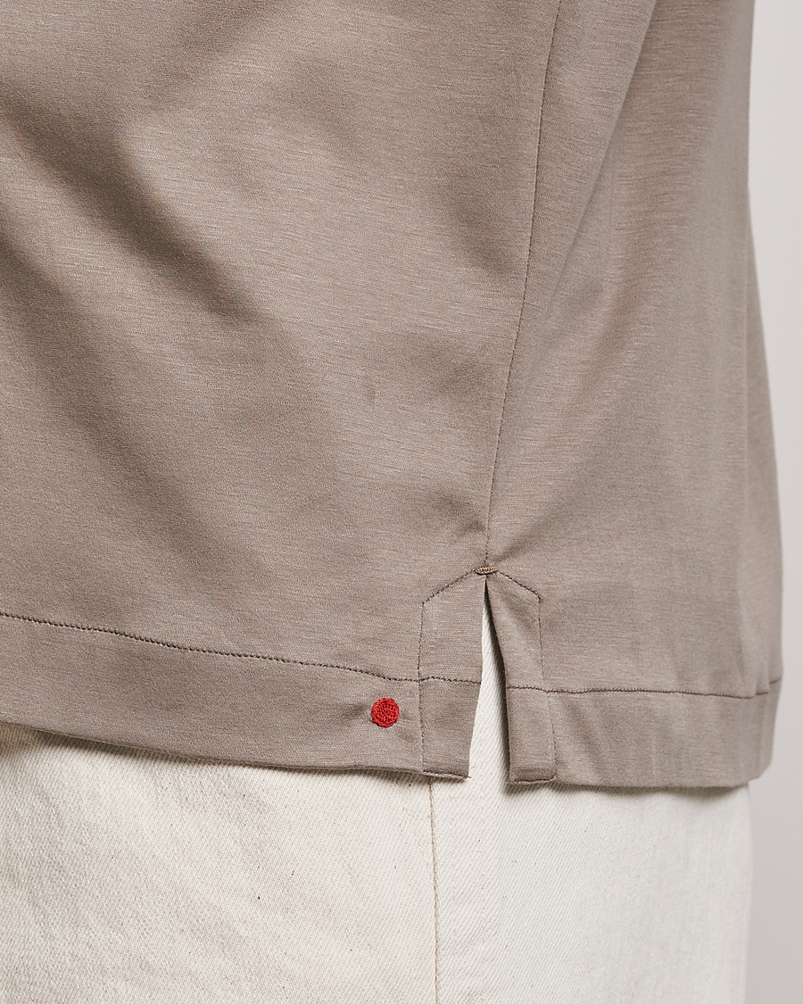 Uomini | Camicie | Kiton | Popover Shirt Beige