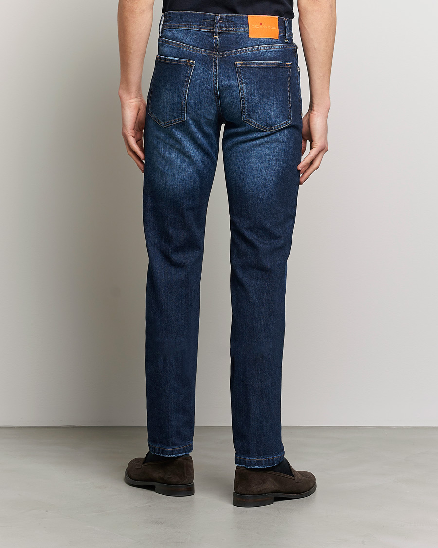 Uomini | Jeans | Kiton | Kurabo Denim Jeans Dark Indigo