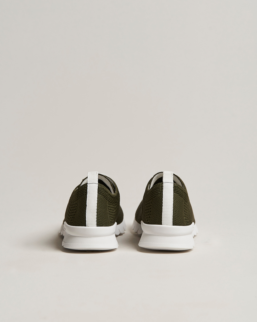 Uomini | Kiton Mesh Running Sneakers Dark Olive | Kiton | Mesh Running Sneakers Dark Olive