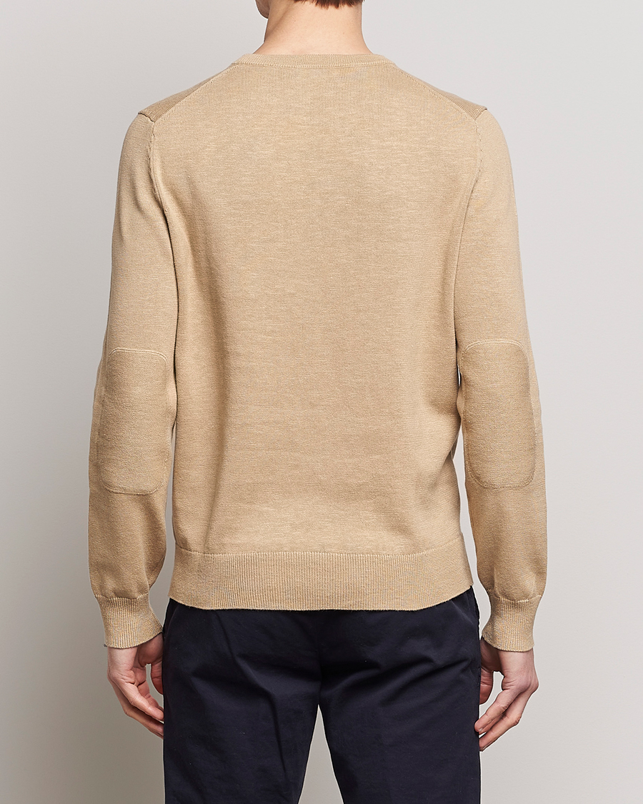Uomini | Maglieria | Morris | Harold Summer Crew Neck Camel