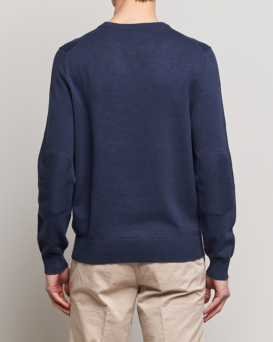 Uomini | Maglieria | Morris | Harold Summer Crew Neck Blue