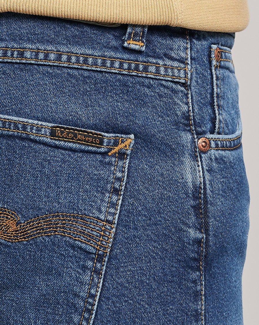 Uomini | Jeans | Nudie Jeans | Lean Dean Jeans Blue Mud