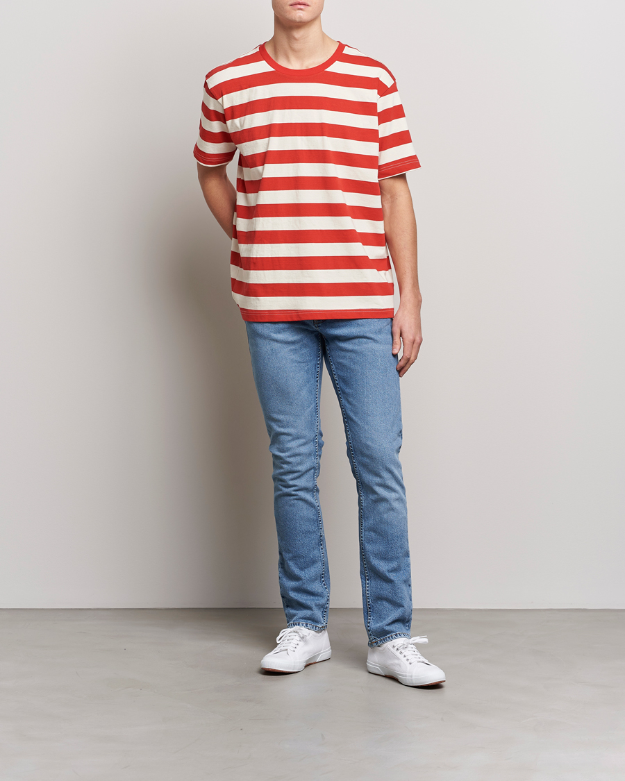 Uomini | Jeans | Nudie Jeans | Grim Tim Jeans Worn Pale Blue