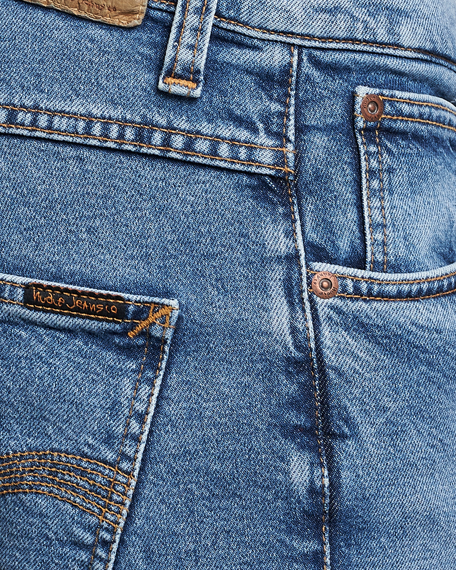 Uomini | Jeans | Nudie Jeans | Grim Tim Jeans Worn Pale Blue