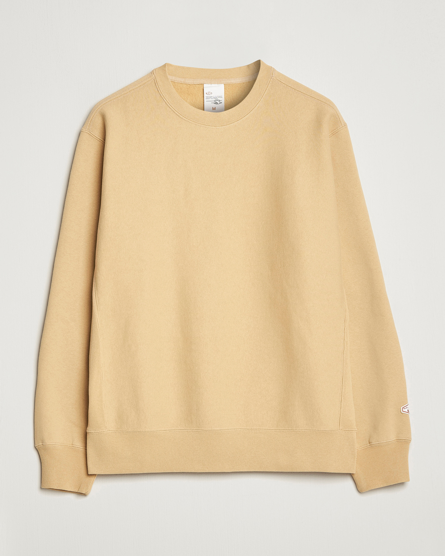 Uomini | Maglieria | Nudie Jeans | Hasse Crew Neck Sweatshirt Faded Sun
