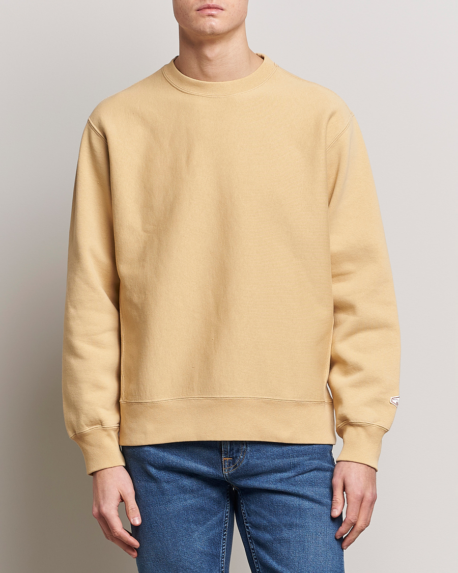 Uomini | Maglieria | Nudie Jeans | Hasse Crew Neck Sweatshirt Faded Sun