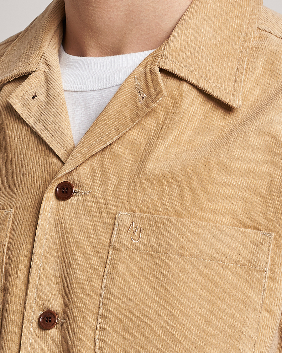 Uomini | Camicie | Nudie Jeans | Vincent Cord Overshirt Faded Sun