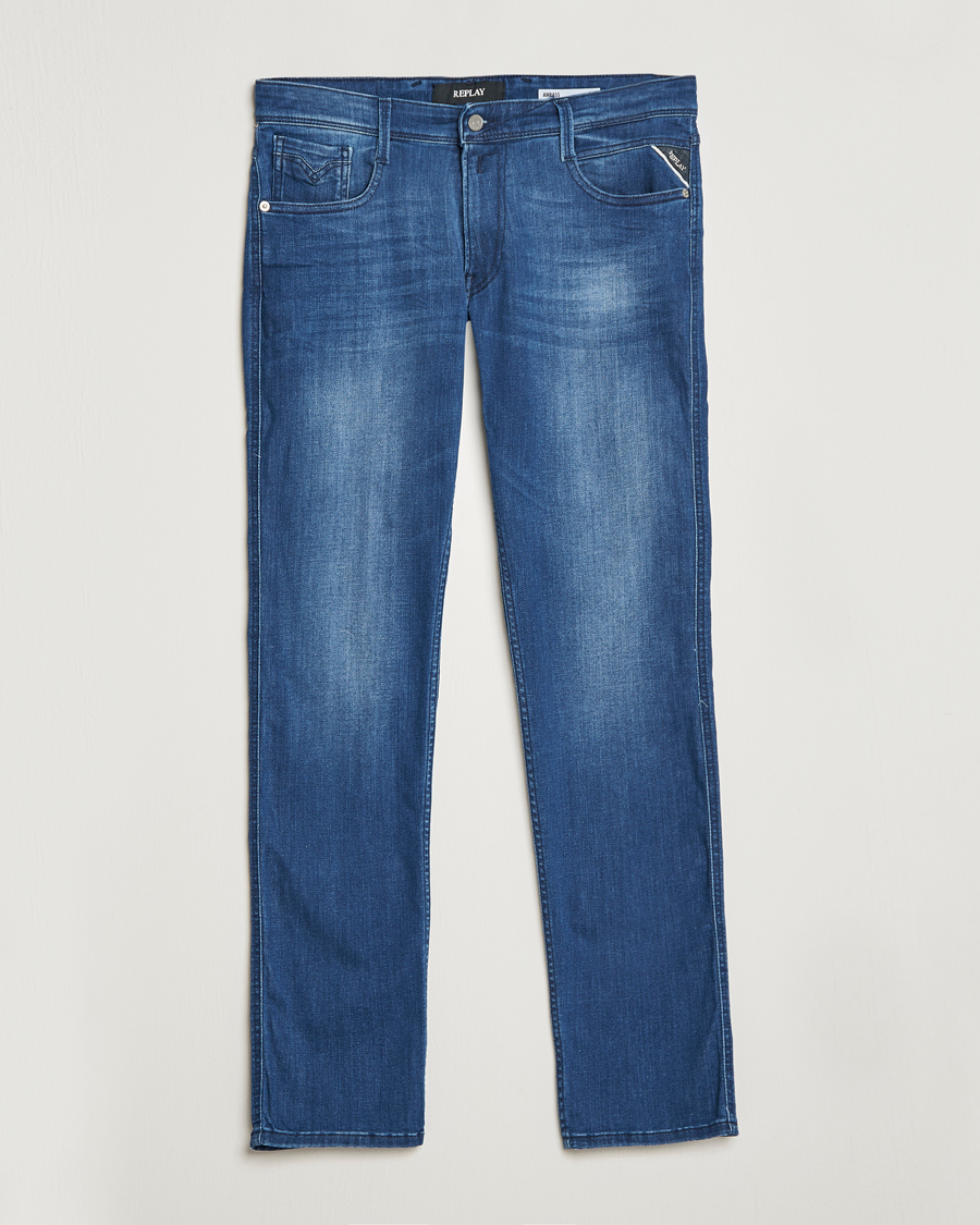 Uomini | Jeans | Replay | Anbass Powerstretch Jeans Medium Blue