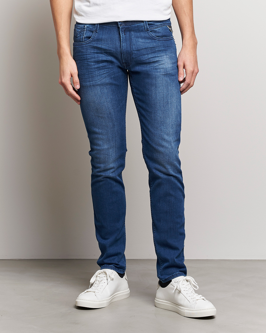 Uomini | Jeans | Replay | Anbass Powerstretch Jeans Medium Blue
