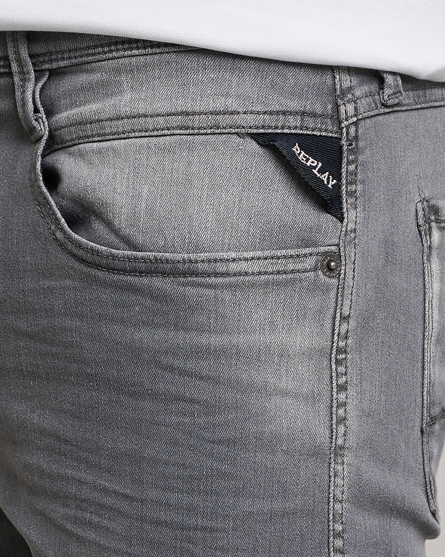 Uomini | Jeans | Replay | Anbass Hyperflex Recyceled 360 Jeans Washed Grey