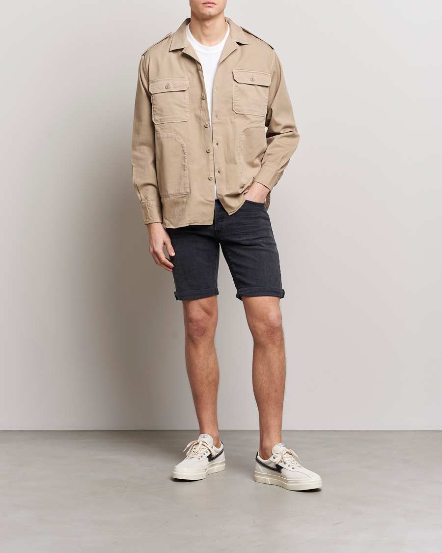 Uomini | Pantaloncini | Replay | RBJ901 Super Stretch Bio Denim Shorts Washed Black