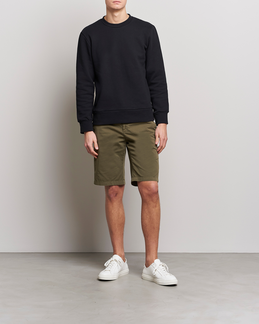 Uomini | Pantaloncini | Replay | Sartoriale Chino Shorts Olive Green