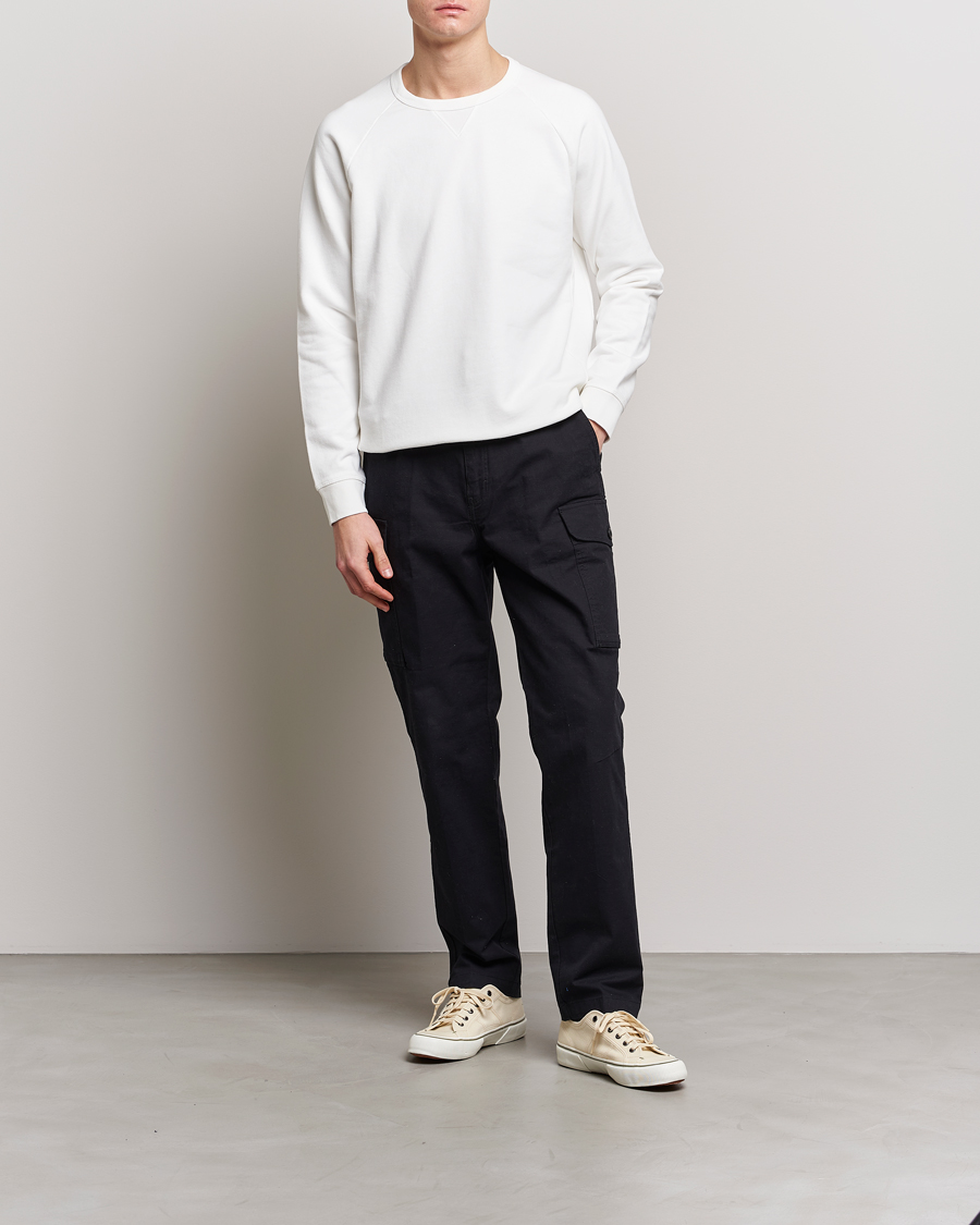 Uomini | Maglieria | Replay | Sartoriale Jersey Crew Neck Sweatshirt Chalk White