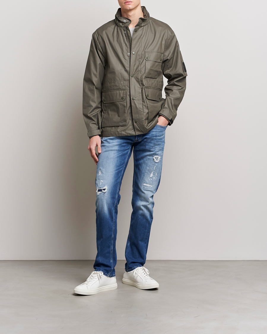 Uomini | Giacche | Replay | Sartoriale Coated Jacket Dark Green