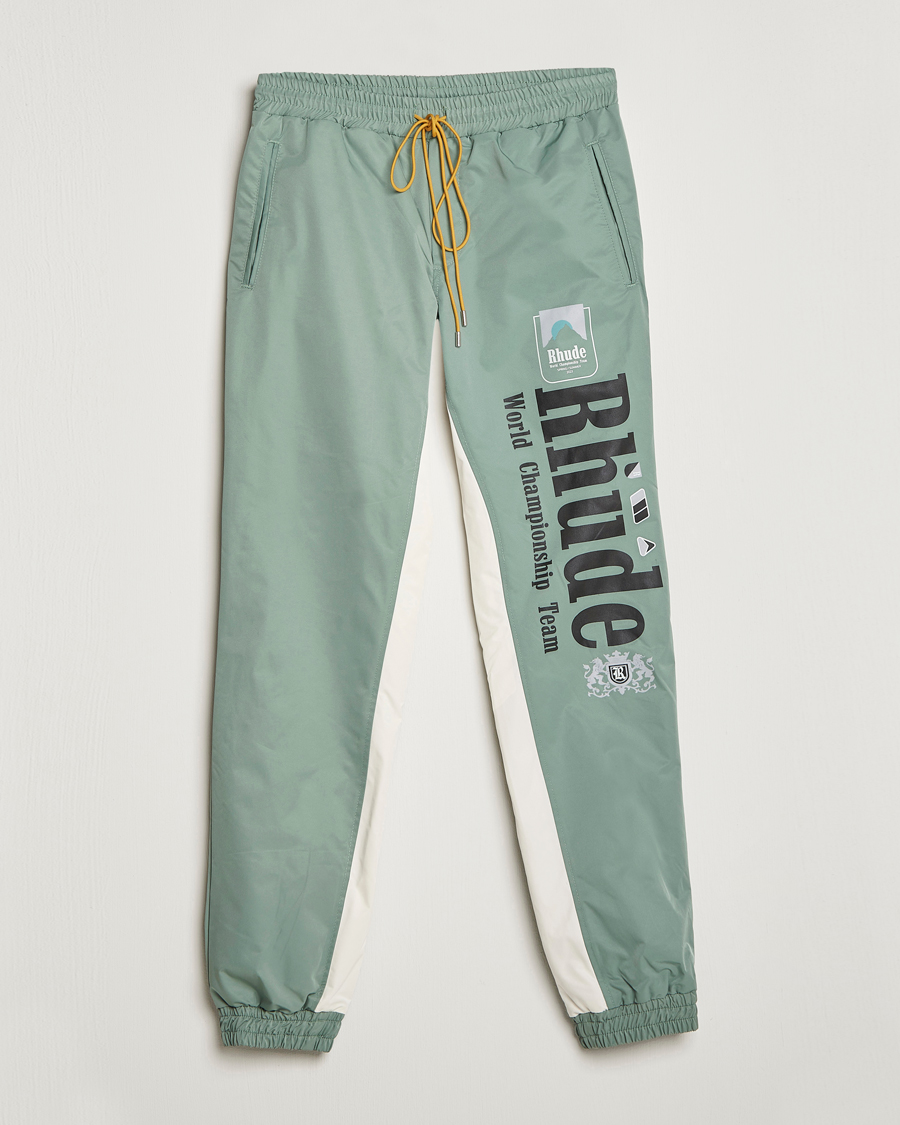 Uomini | Pantaloni | Rhude | Senna Flight Pants Ivory/Sage