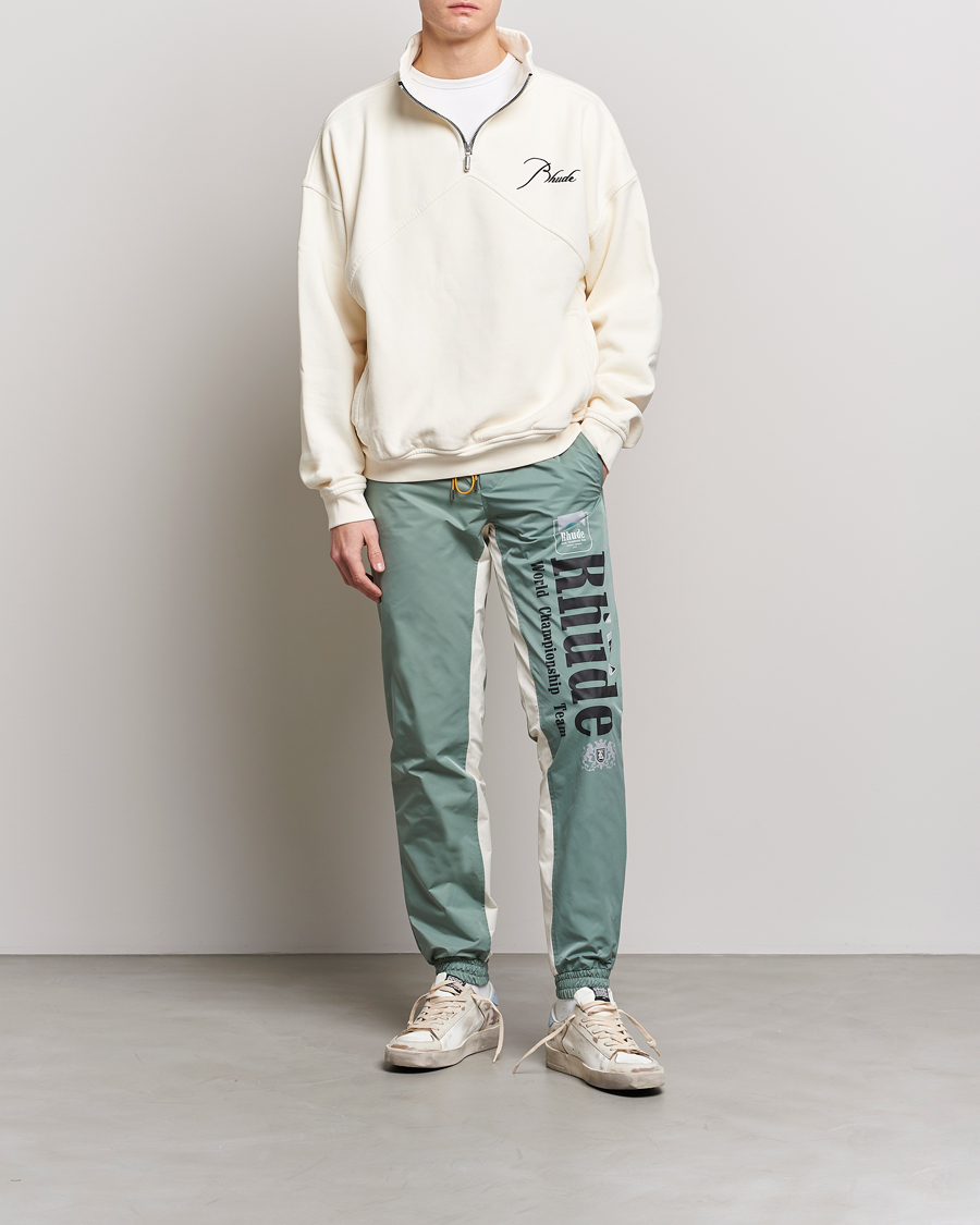 Uomini | Pantaloni | Rhude | Senna Flight Pants Ivory/Sage