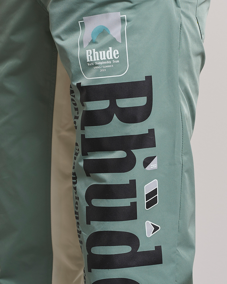 Uomini | Pantaloni | Rhude | Senna Flight Pants Ivory/Sage