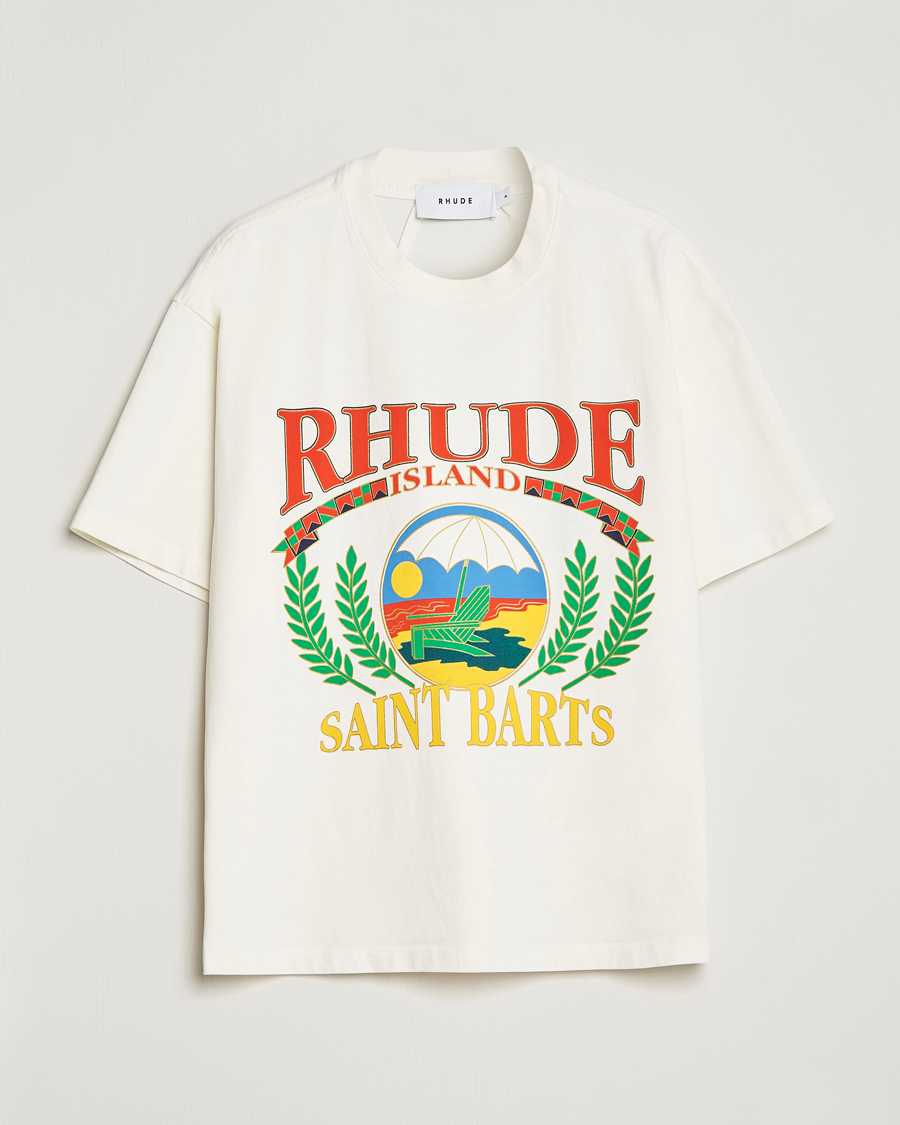 Uomini | T-shirt | Rhude | Beach Chair T-Shirt White