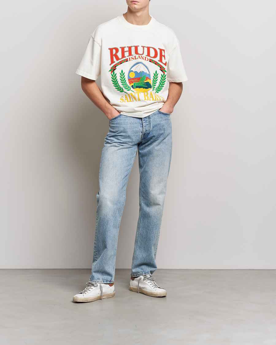 Uomini | T-shirt | Rhude | Beach Chair T-Shirt White