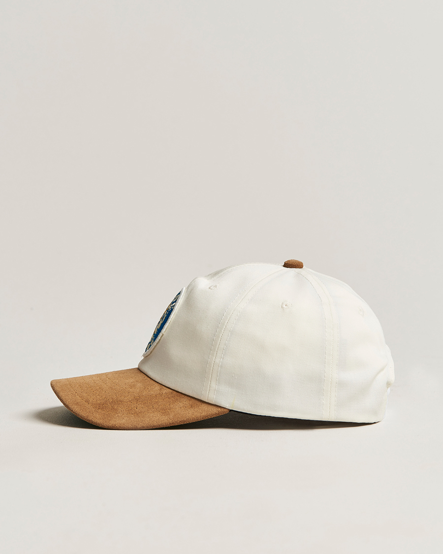 Uomini | Rhude Suede Crest Cap Beige | Rhude | Suede Crest Cap Beige