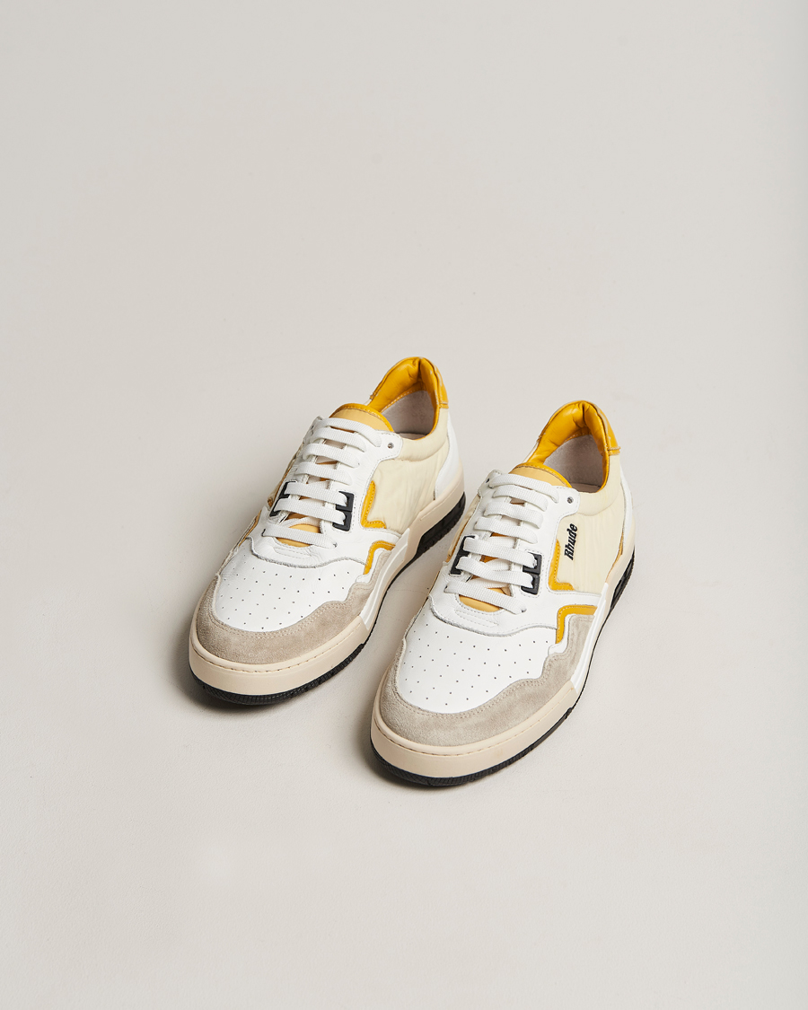 Uomini | Rhude Racing Sneakers White/Beige | Rhude | Racing Sneakers White/Beige
