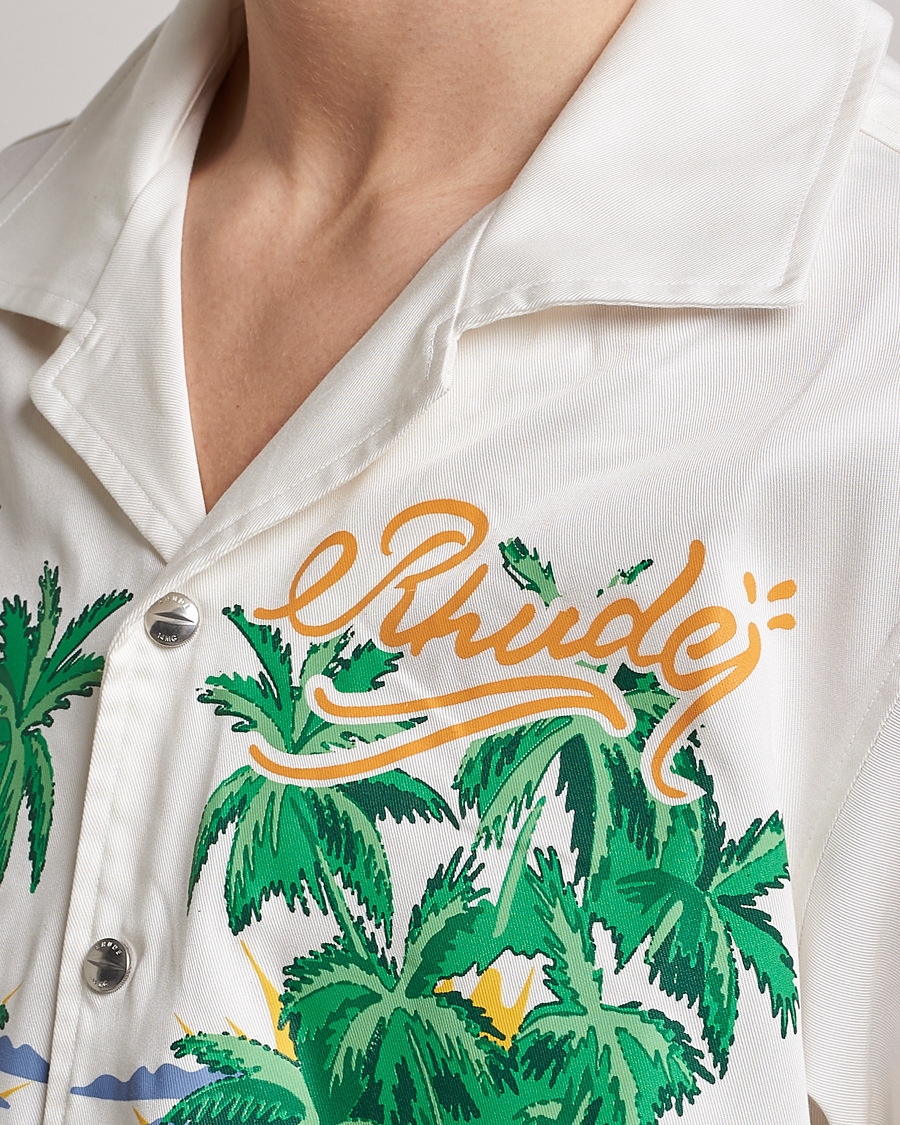 Uomini | Camicie | Rhude | Palmas Snap Shirt Off White