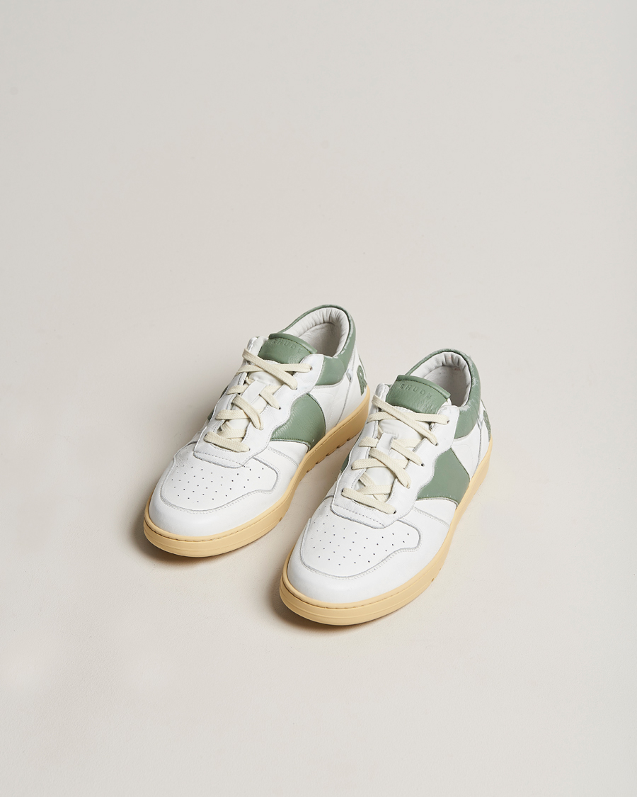 Uomini | Rhude Rhecess Sneakers White/Sage | Rhude | Rhecess Sneakers White/Sage