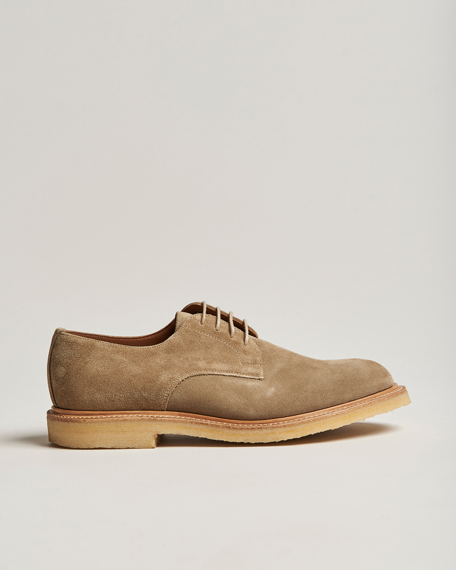 Uomini | Sanders Archie Gibson Suede Derby Dirty Buck | Sanders | Archie Gibson Suede Derby Dirty Buck
