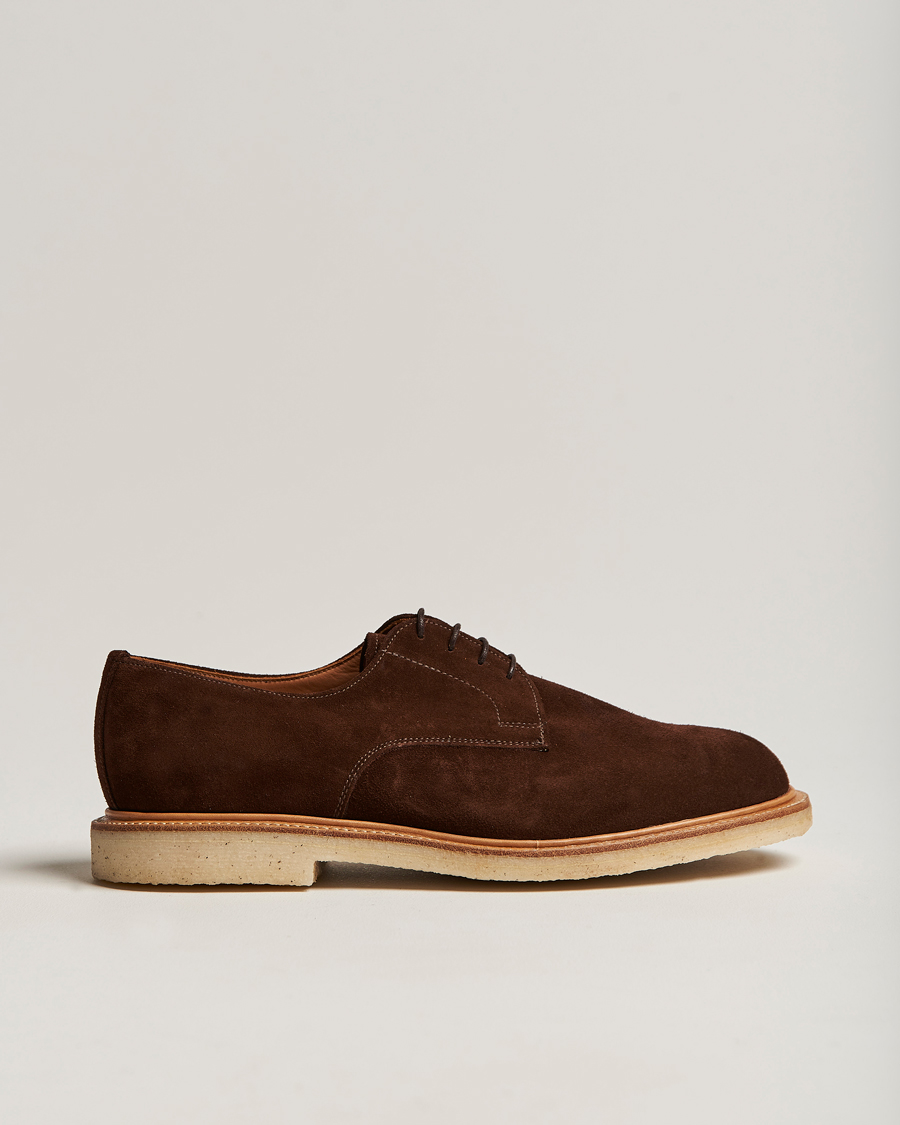 Uomini | Sanders Archie Gibson Suede Derby Polo Snuff | Sanders | Archie Gibson Suede Derby Polo Snuff