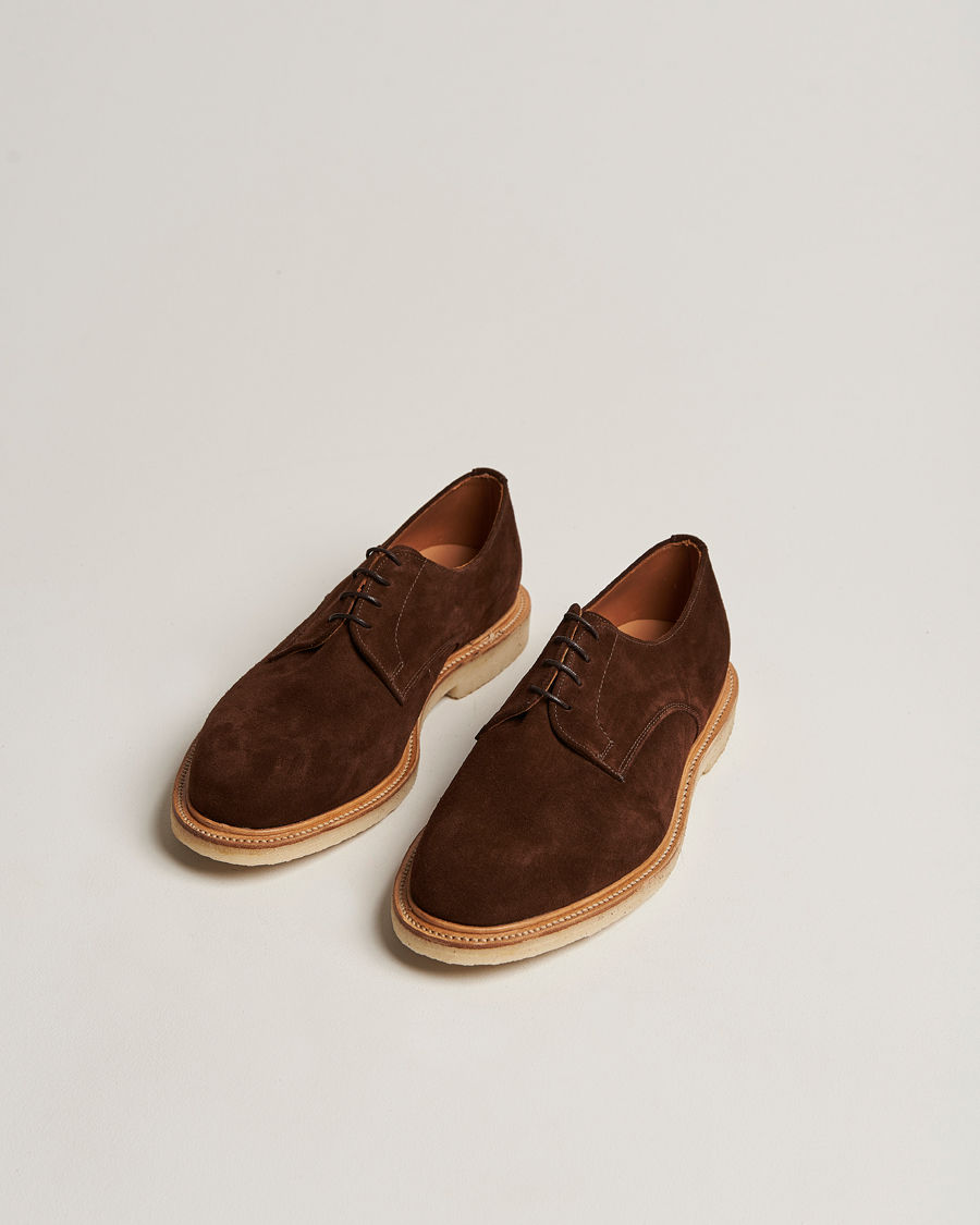 Uomini | Sanders Archie Gibson Suede Derby Polo Snuff | Sanders | Archie Gibson Suede Derby Polo Snuff