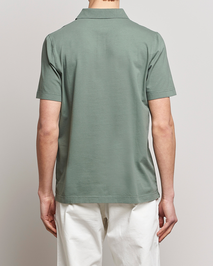 Uomini | Polo | SEASE | Short Sleeve Jersey Polo Sage