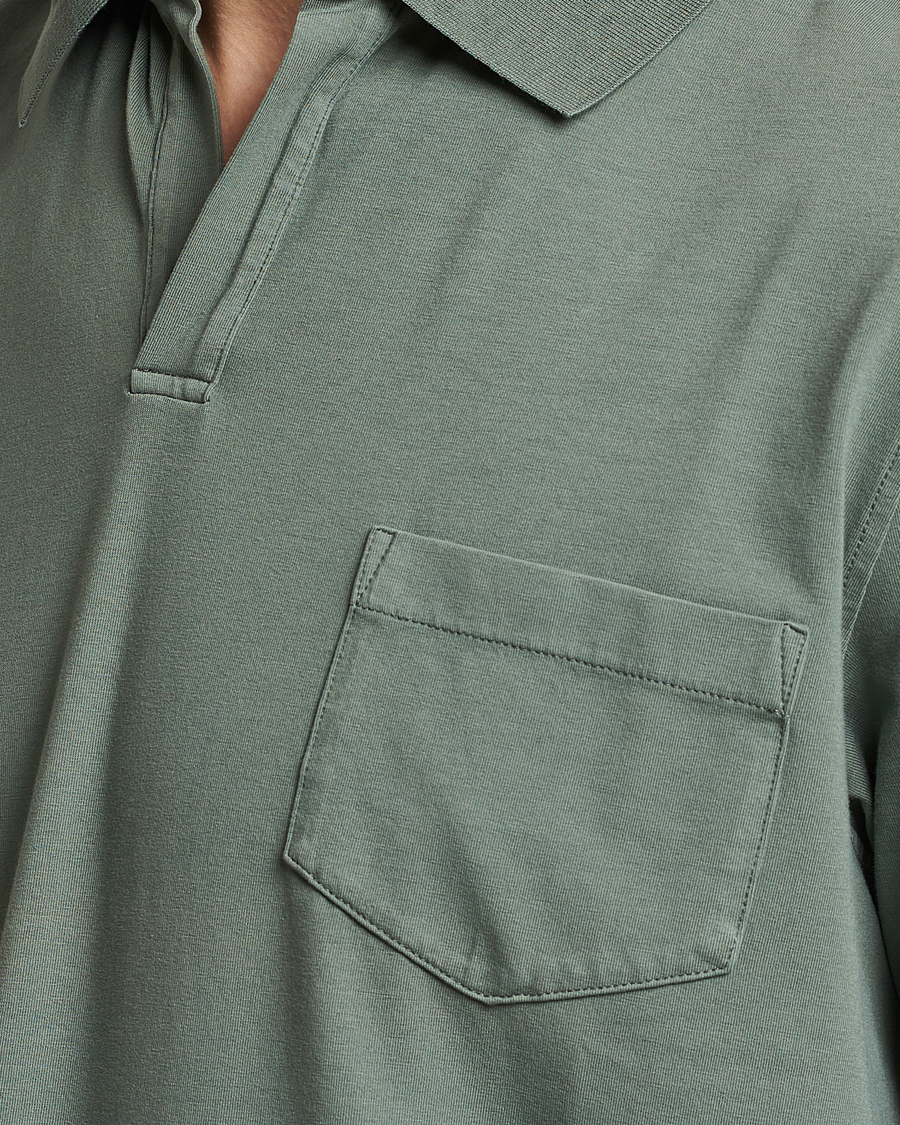 Uomini | Polo | SEASE | Short Sleeve Jersey Polo Sage