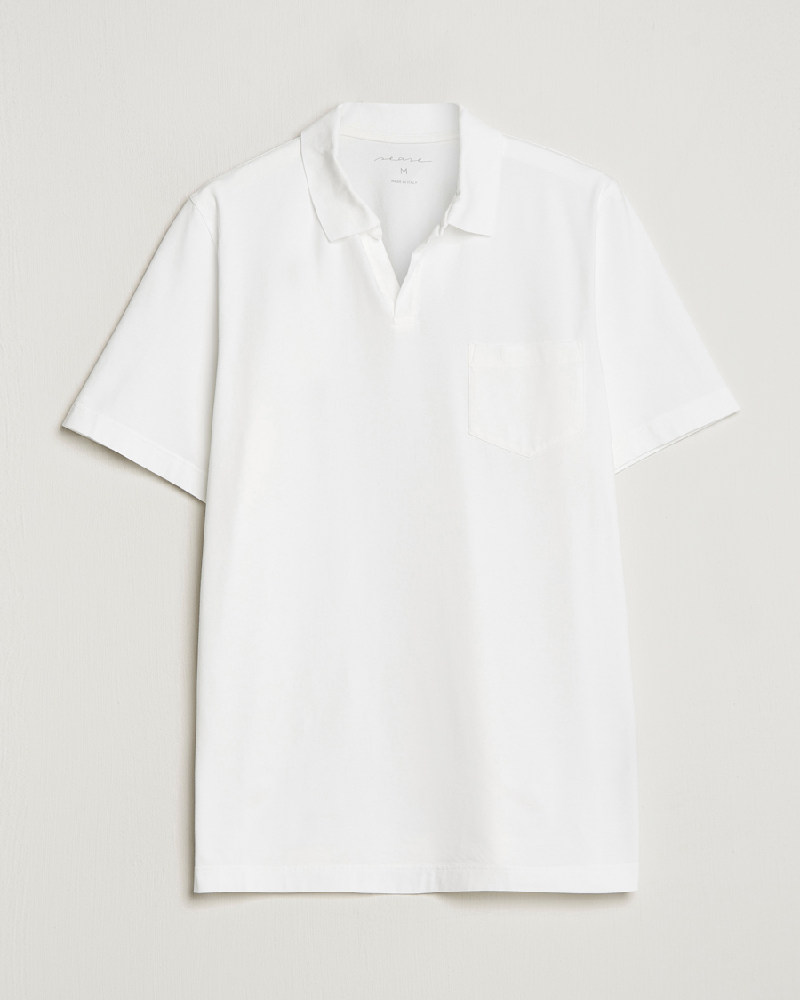 Uomini | Polo | SEASE | Short Sleeve Jersey Polo White