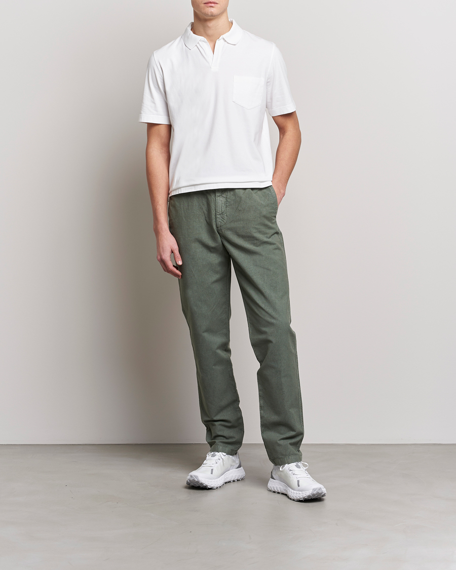 Uomini | Polo | SEASE | Short Sleeve Jersey Polo White