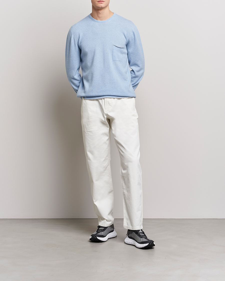 Uomini | Maglieria | SEASE | Shore 2.0 Cashmere Pullover Sky Blue