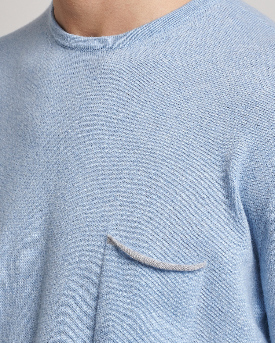 Uomini | Maglieria | SEASE | Shore 2.0 Cashmere Pullover Sky Blue