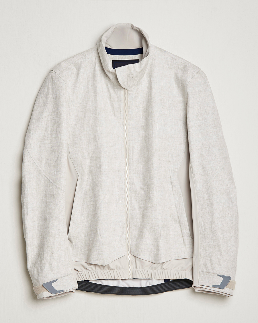 Uomini | Giacche | SEASE | Windseeker Linen Jacket Light Beige