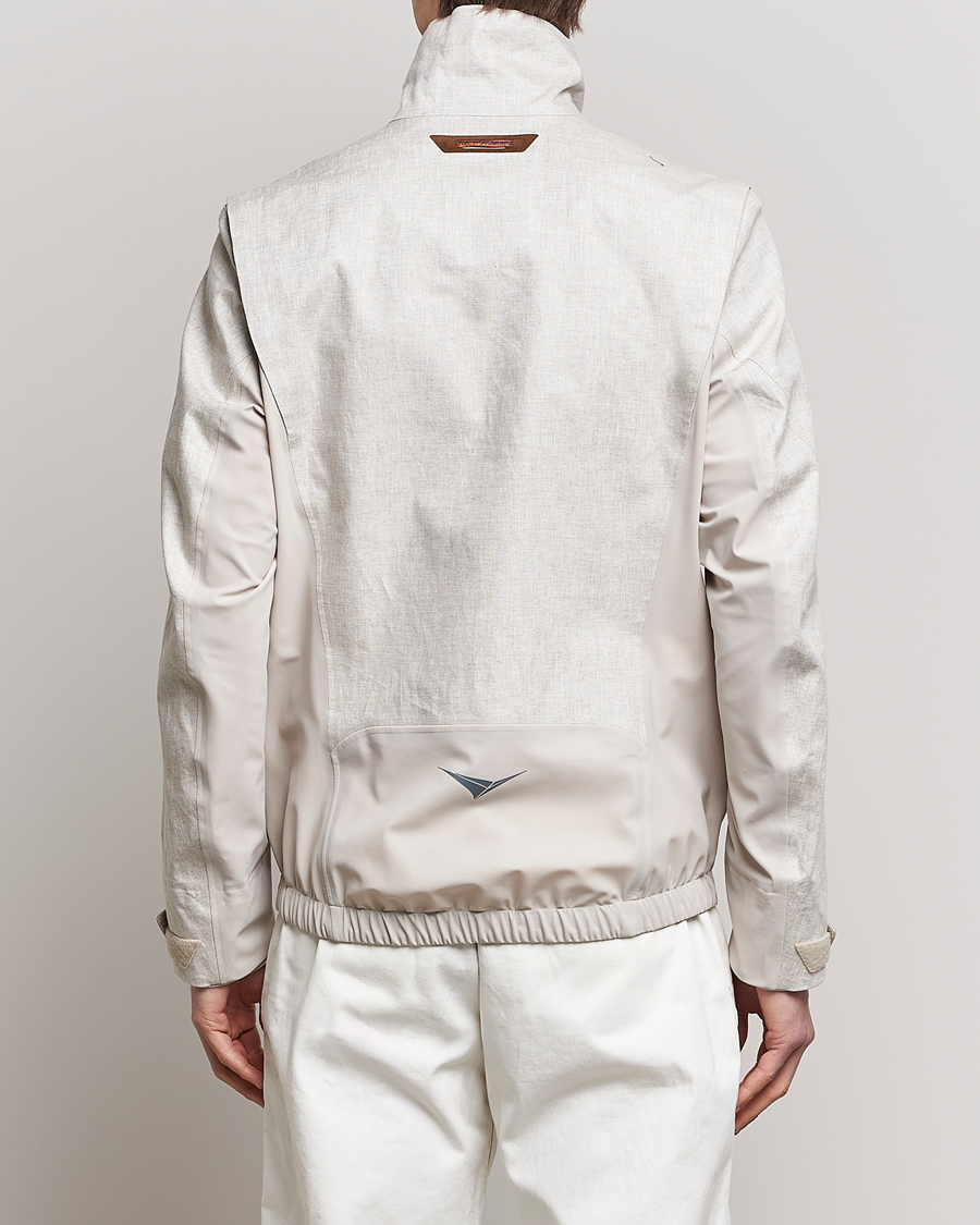 Uomini | Giacche | SEASE | Windseeker Linen Jacket Light Beige