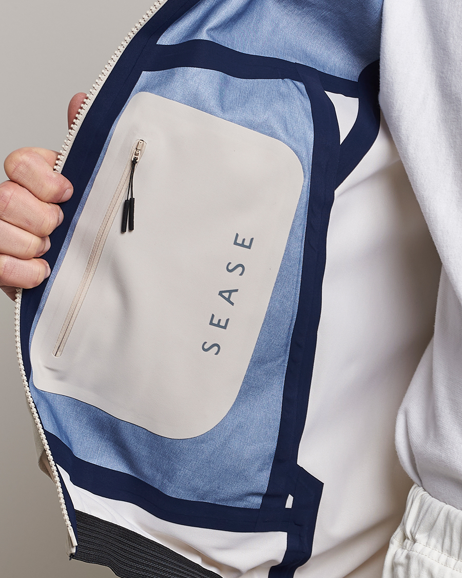 Uomini | Giacche | SEASE | Windseeker Linen Jacket Light Beige