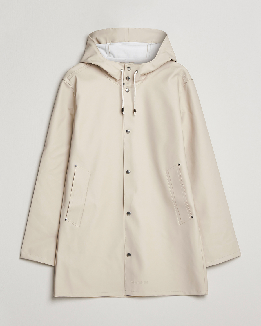 Uomini | Giacche | Stutterheim | Stockholm Raincoat Oyster Grey