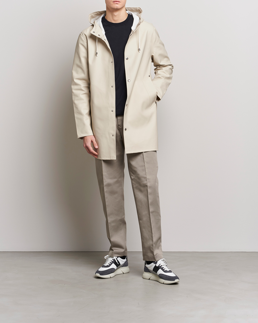 Uomini | Giacche | Stutterheim | Stockholm Raincoat Oyster Grey