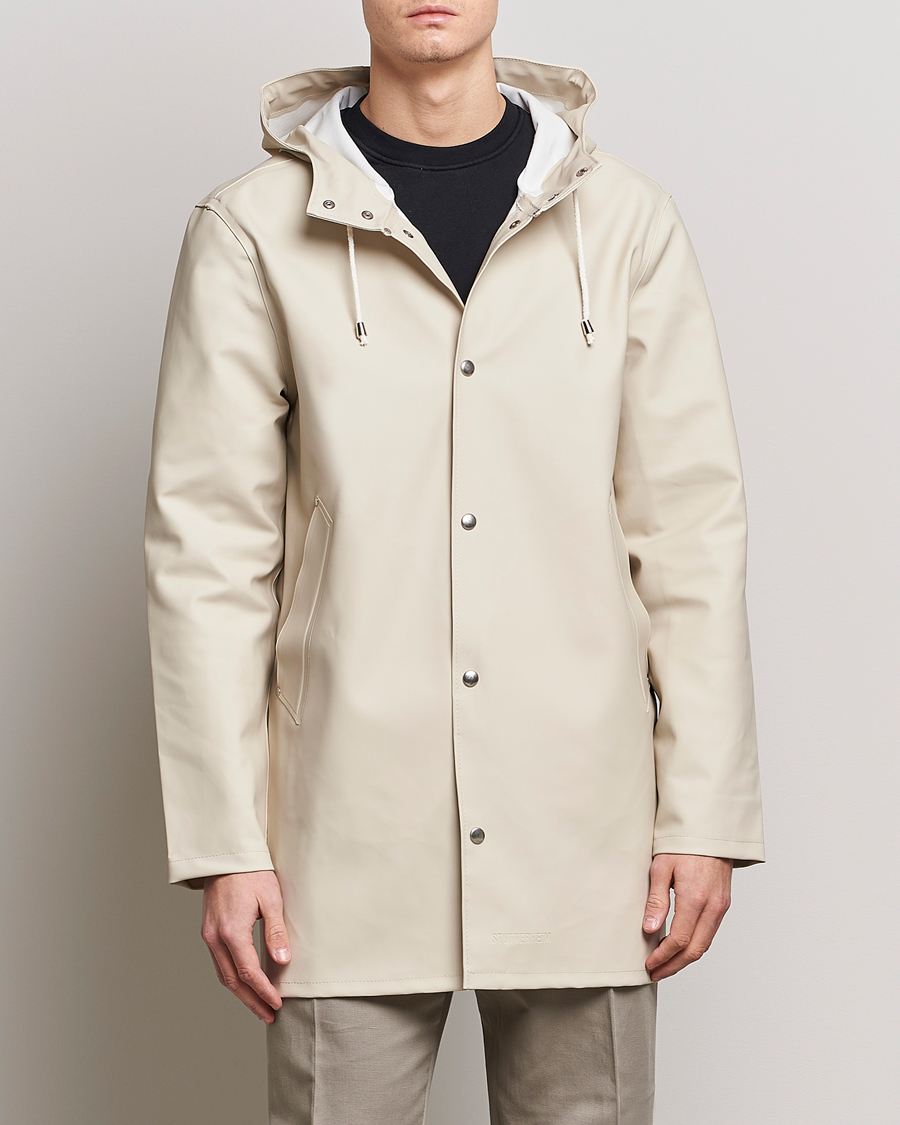 Uomini | Giacche | Stutterheim | Stockholm Raincoat Oyster Grey
