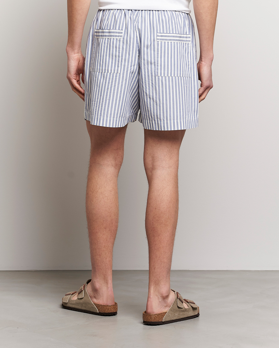 Uomini | Accappatoi & Pigiami | Tekla | Poplin Pyjama Shorts Skagen Stripes